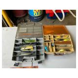 Tackle boxes and contents