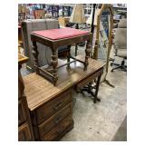 Desk and vanity stool