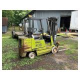 Clark fork lift was running a couple year ago