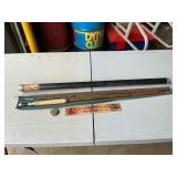 Vintage Montague-redwing bamboo fly rod