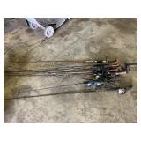 Large lot of rods and reels