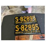 2 1955 NC tags