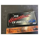 Metal Chevrolet tag