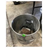 Stainless steel pot and contents
