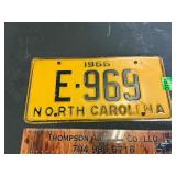 1966 NC tag