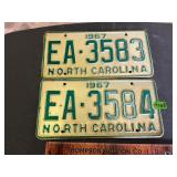 2 1967 NC tags