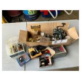 Large lot of fishing reels and other