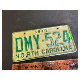 1974 NC tag