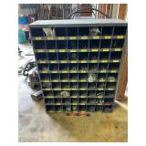 Bolt bin and contents