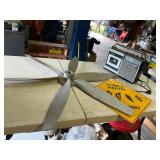 Metal Fan Blade, Metal Sign, radio