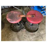 2 shop stools