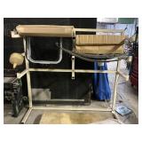 Metal Rack w Contents
