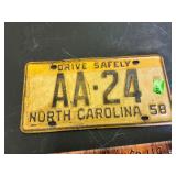 1958 NC tag