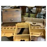 Shelves and breadbox