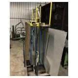 10ft rolling cart with sheet metal