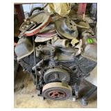 350 Small block chevy w stand