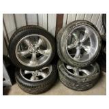 4 wheels and tires