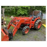 Kubota L3600 453 hrs diesel 4 by 4 1996-99