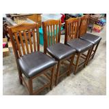 4 bar height chairs