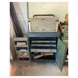 Antique toolboxes and contents
