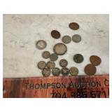 Silver coins and other