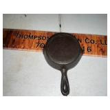 Vintage miniature cast iron skillet