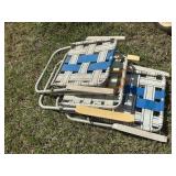 3 lawn chairs