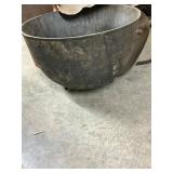 Cast iron pot and other vintage items