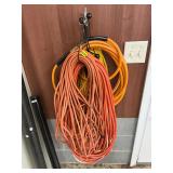 Drop cords and a air hose