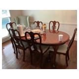 Table and 6 chairs