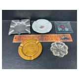 5 Ashtrays. Occupied Japan, Jim Browns