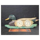 Vintage Sunbeam Duck thermometer and barometer
