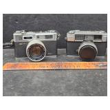Pair of Yashica cameras