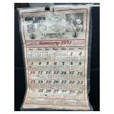 1971 Holbrook Stanfield NC Calendar
