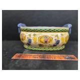 Ceramic foot bath planter