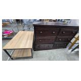 Dresser and table as is