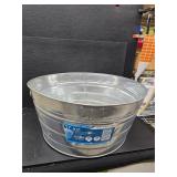 Galvanized tub