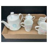 1987 Twilight Tulip Tea Set