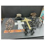Cast iron and metal decor