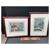2 William Mangum prints