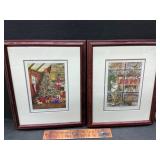 2 William Mangum prints