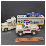 2 Nylint Trucks. Pickup & Trailer Metal