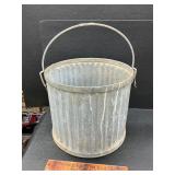 Heavy galvanized bucket