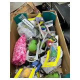 Box of bike bells and other