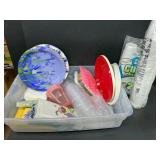 Disposable Plates, Napkins ect
