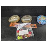 Trinket boxes and earrings