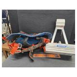 Ladder stabilizer and tool belt