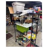 Items on back cart