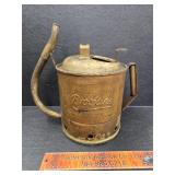 Brookins half gallon oil can