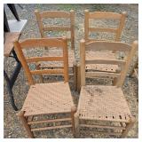 4 Wood Chairs